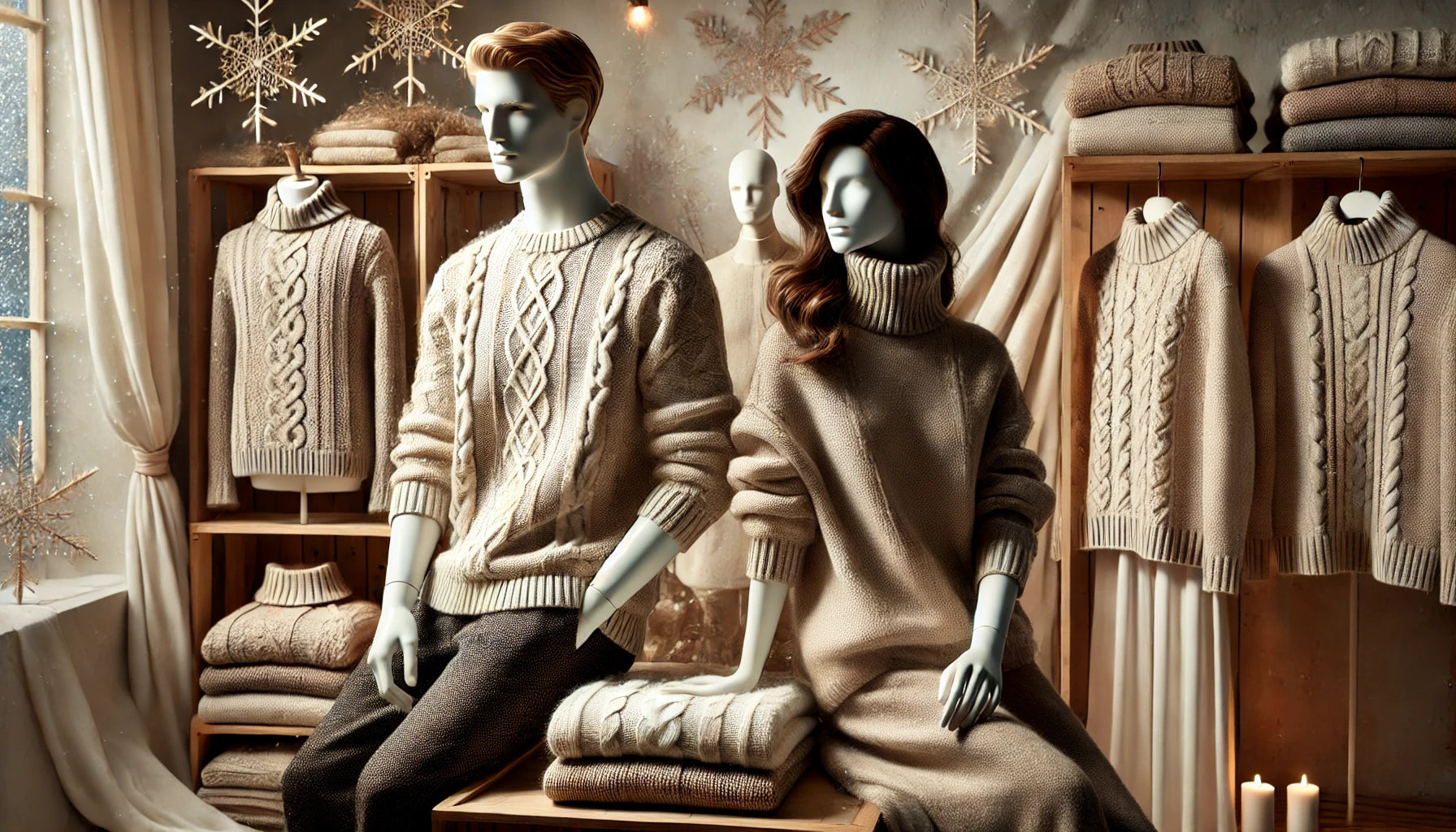 maglie e maglioni in lana per uomo e per donna
