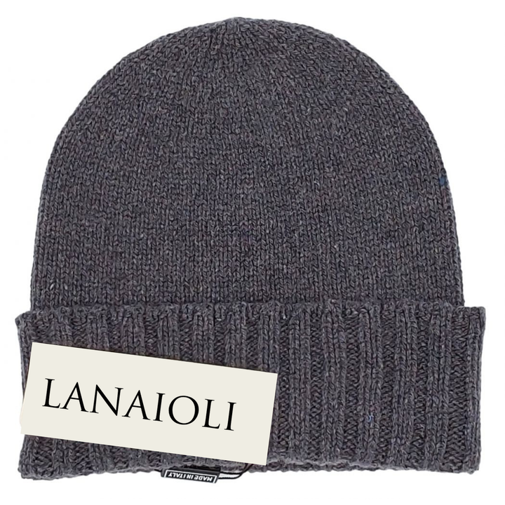 Cappello Donna Bordo a Coste Cashmere Rigenerato - Lanaioli Cashmere