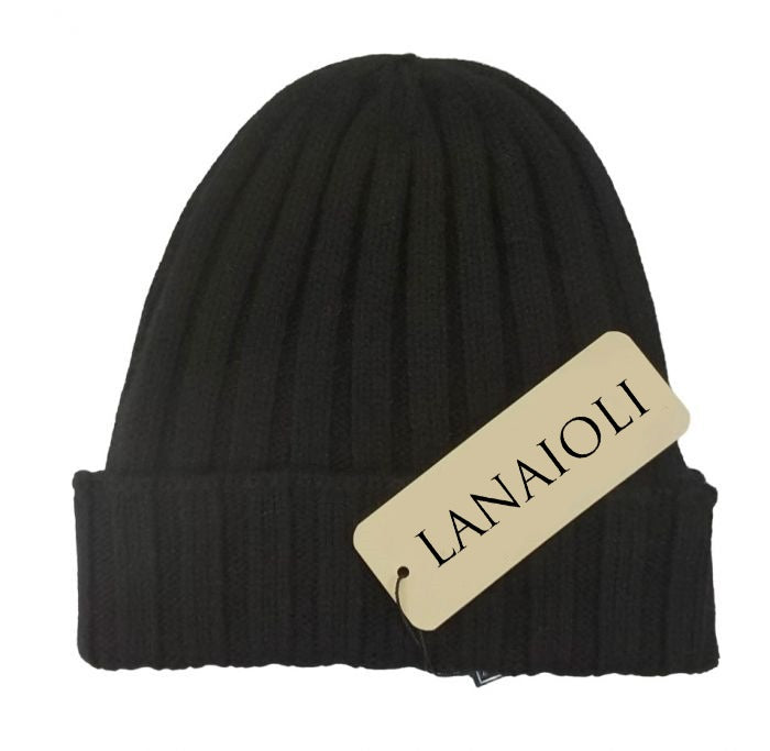 Cappello Uomo a coste in Cashmere Rigenerato - Lanaioli Cashmere