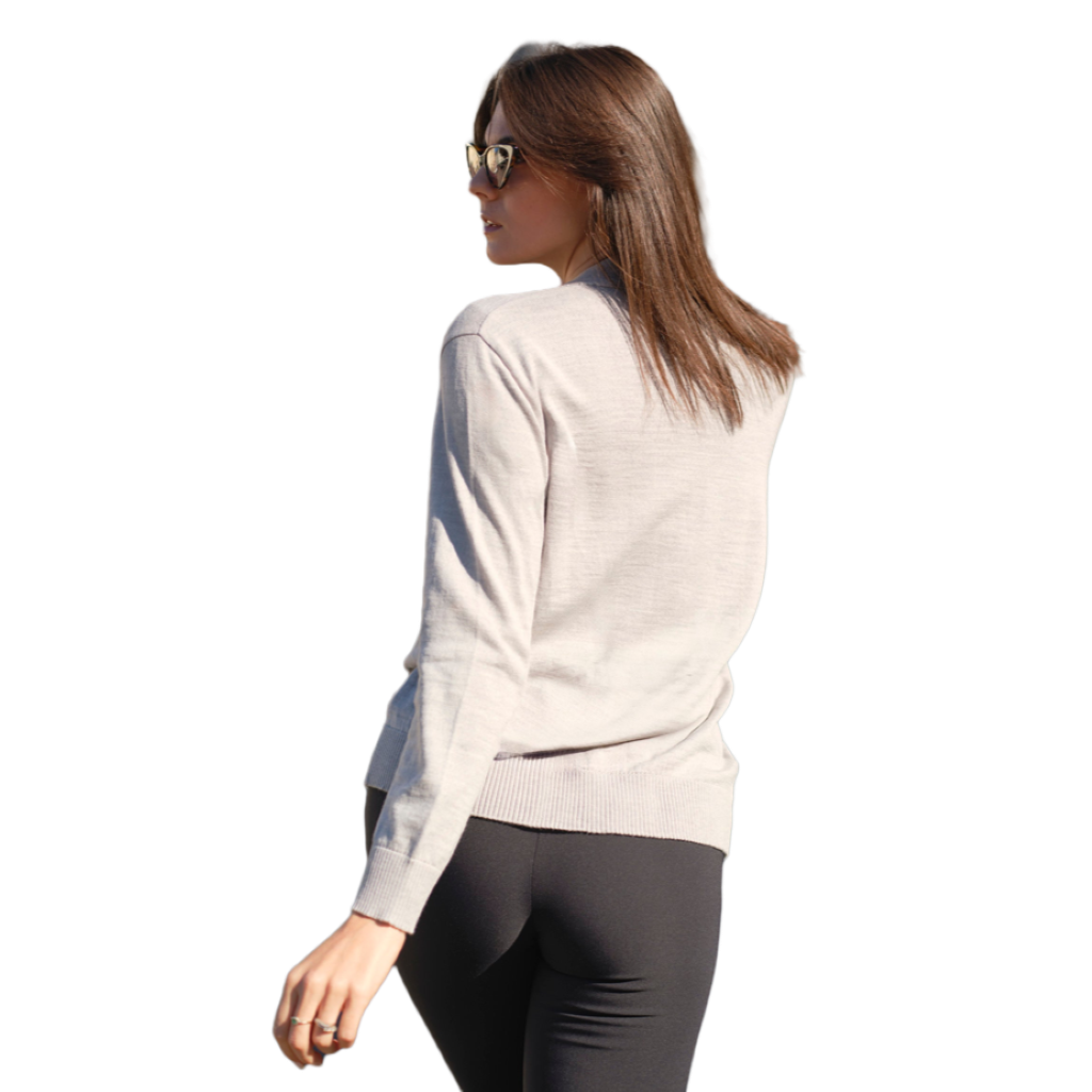 Dames merinowollen vest