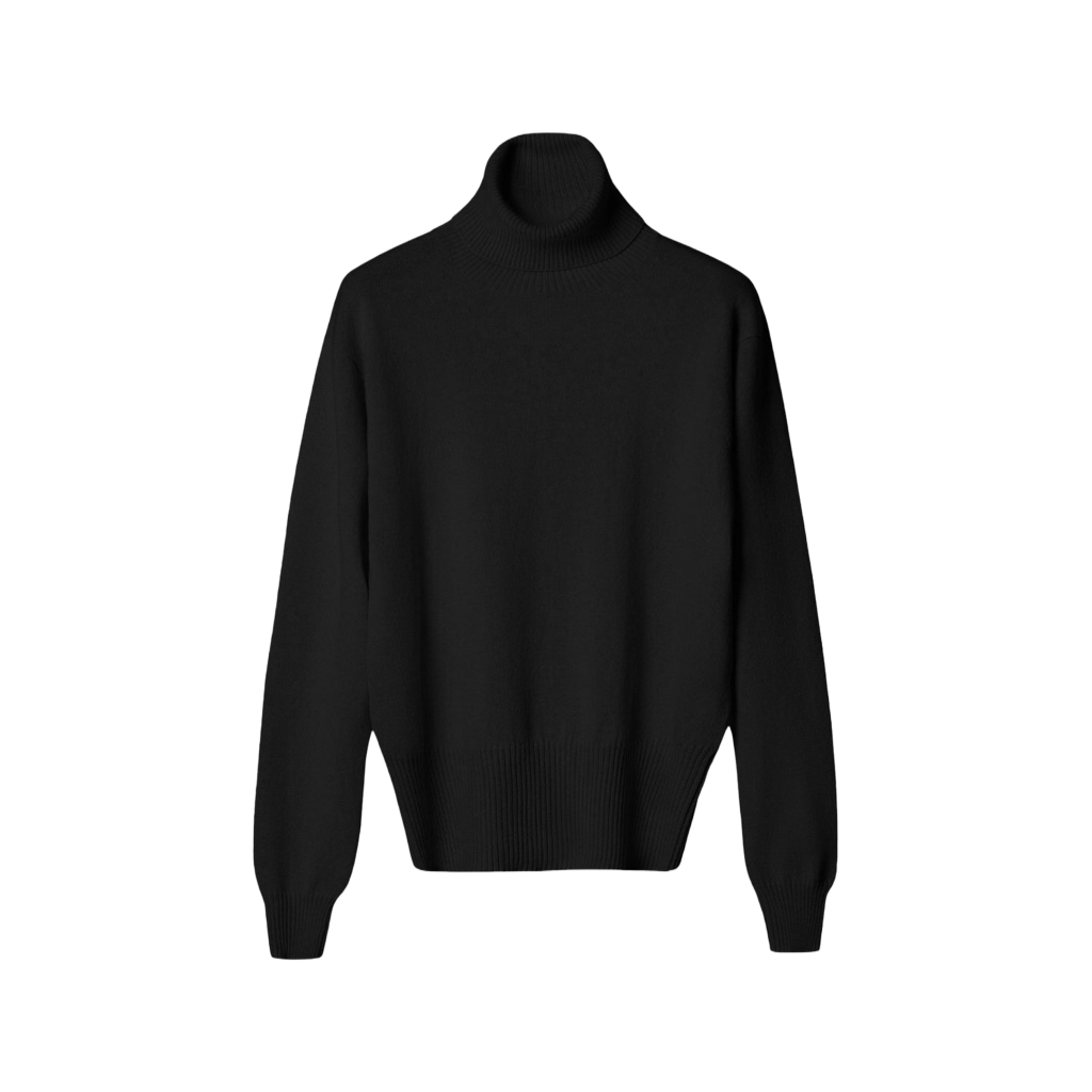 Pull Femme Col Montant Pur Cachemire