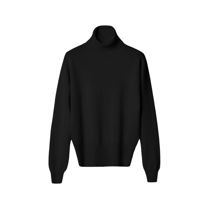 Pull Femme Col Montant Pur Cachemire