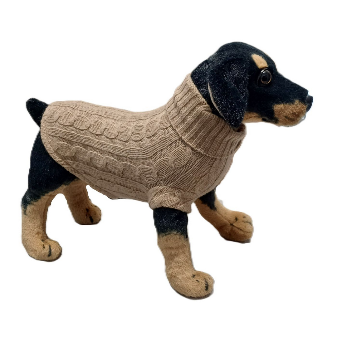 Maglia Trecce Cane Gatto Cashmere Rigenerato Finezza 7