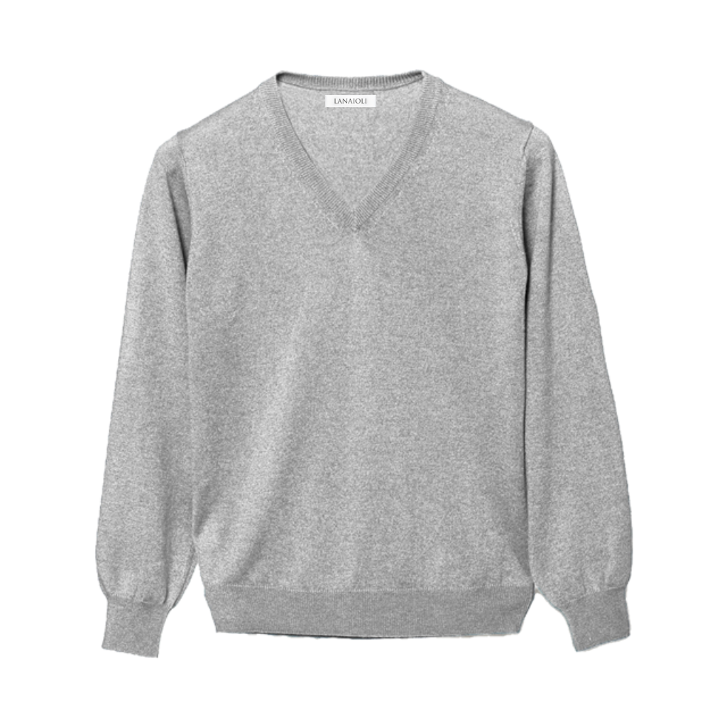 Maglia Uomo Scollo V Lana Merino Extrafine