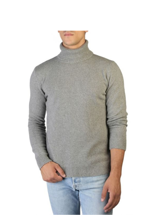 Men's High Neck Sweater Regenerated Cashmere Fineness 7