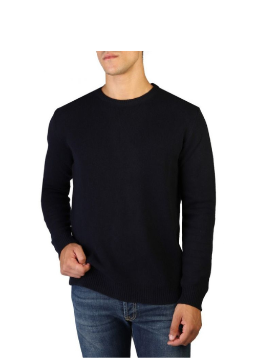 Men's Crew Neck Sweater Regenerated Cashmere Fineness 7