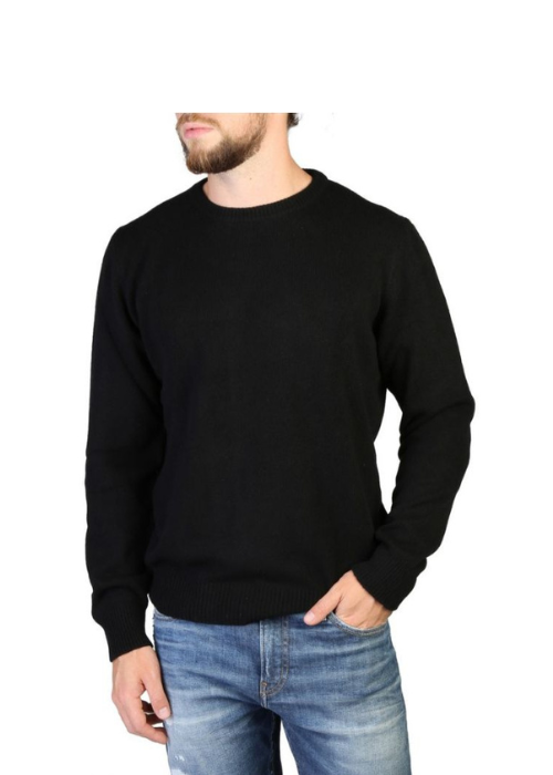 Men's Crew Neck Sweater Regenerated Cashmere Fineness 7