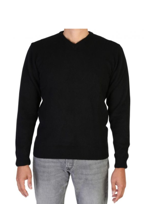 Men's V-Neck Sweater in Regenerated Cashmere Fineness 7