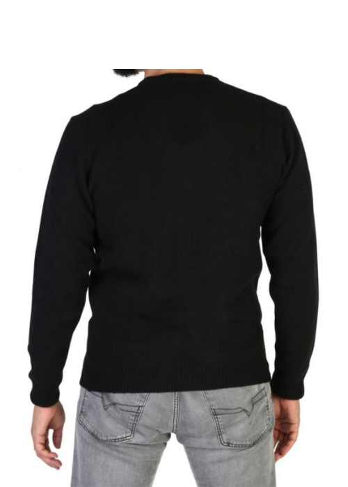 Men's V-Neck Sweater in Regenerated Cashmere Fineness 7