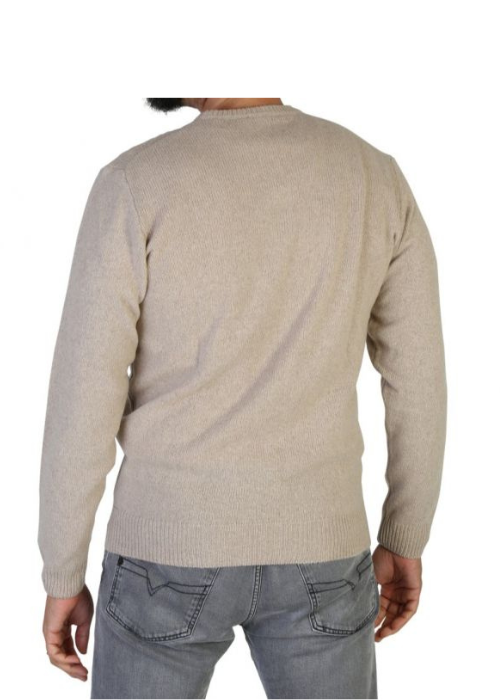 Men's V-Neck Sweater in Regenerated Cashmere Fineness 7