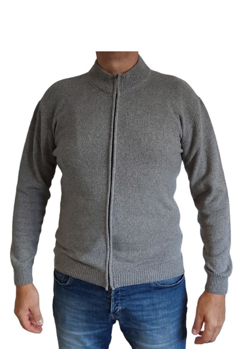 Maglia Uomo Zip Cashmere Rigenerato