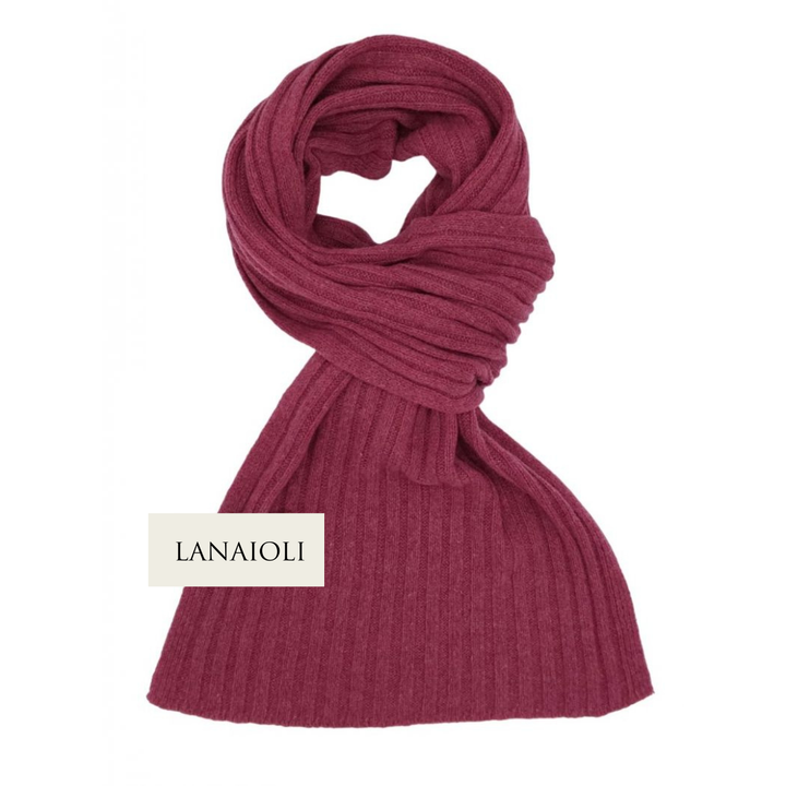 Sciarpa Donna a Coste Cashmere Rigenerato - Lanaioli Cashmere
