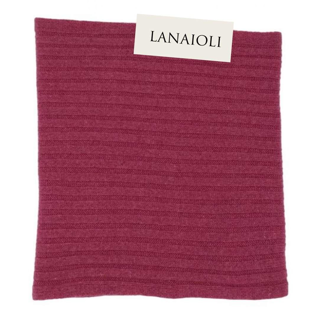 Sciarpa Donna a Coste Cashmere Rigenerato - Lanaioli Cashmere