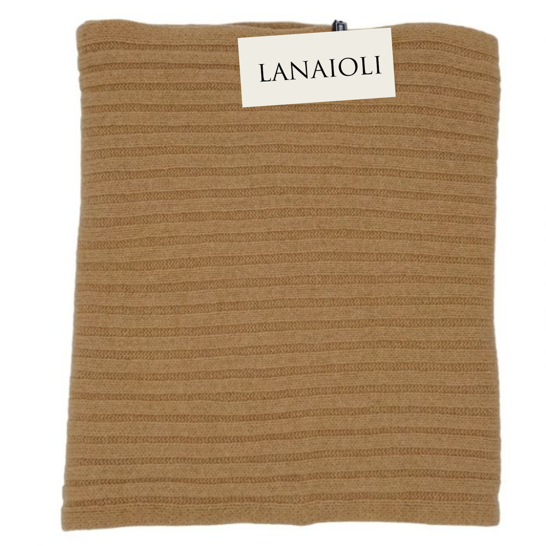 Sciarpa Uomo a Coste Cashmere Rigenerato - Lanaioli Cashmere