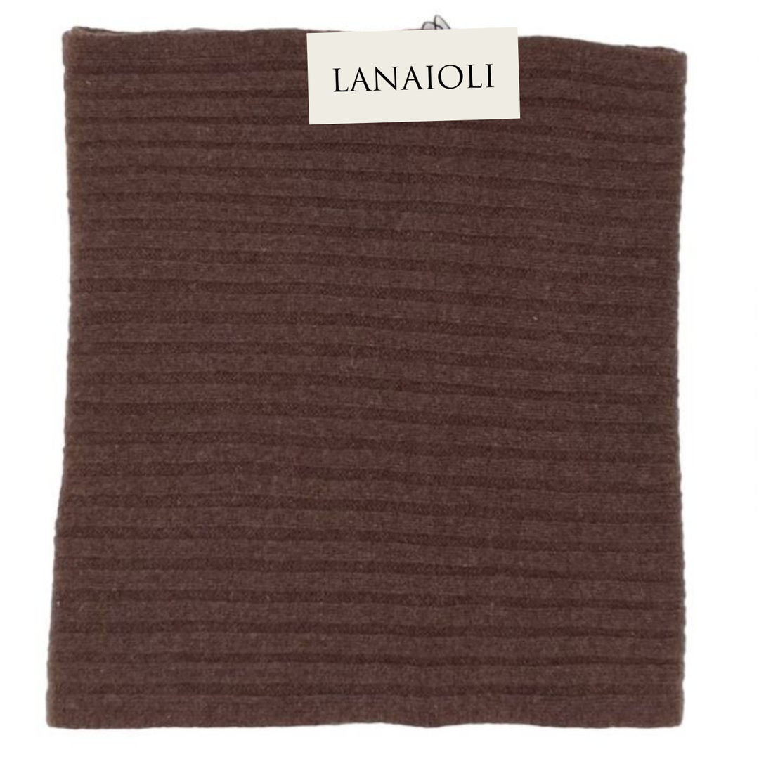 Sciarpa Uomo a Coste Cashmere Rigenerato - Lanaioli Cashmere