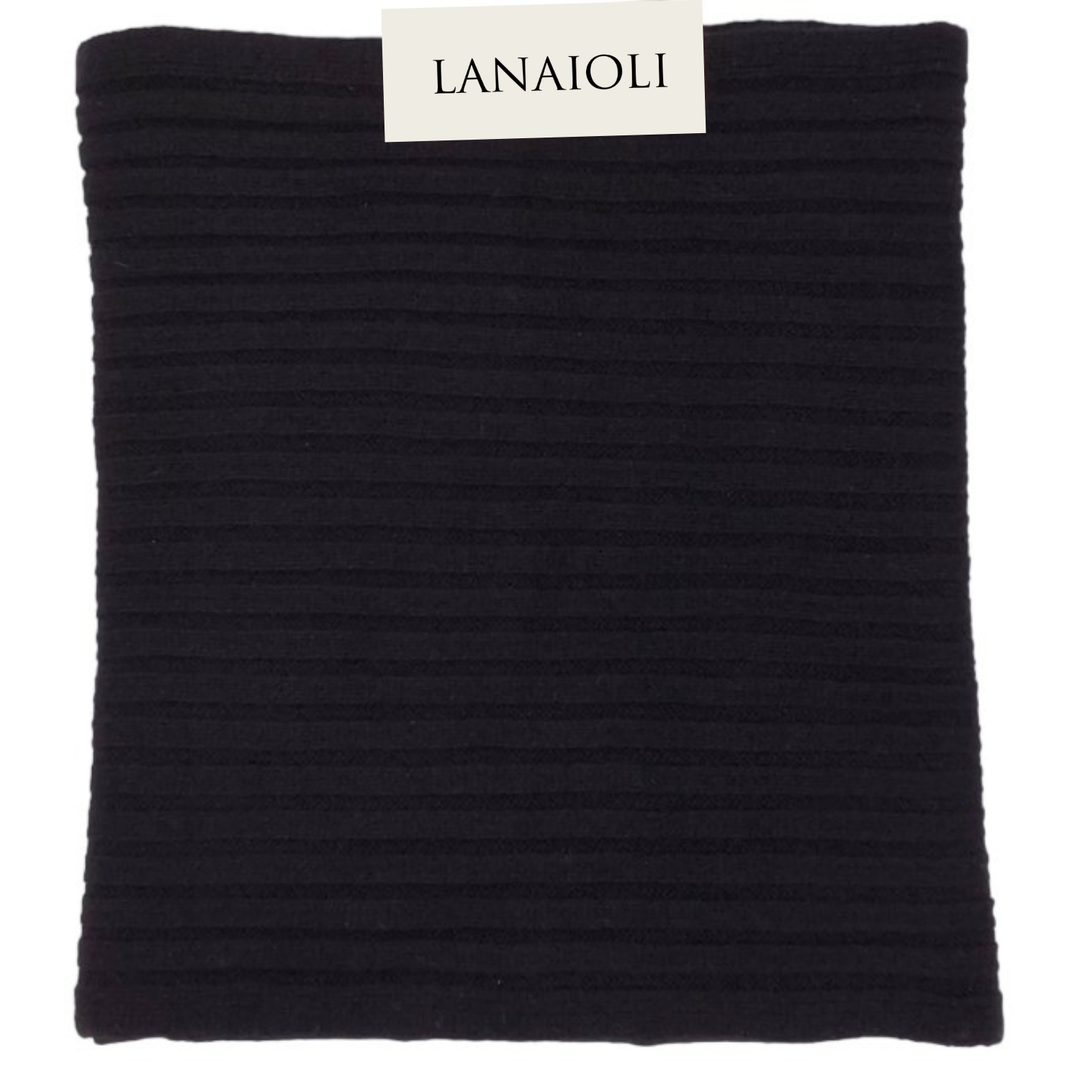 Sciarpa Uomo a Coste Cashmere Rigenerato - Lanaioli Cashmere