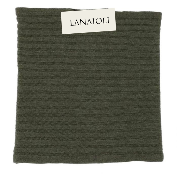 Sciarpa Uomo a Coste Cashmere Rigenerato - Lanaioli Cashmere