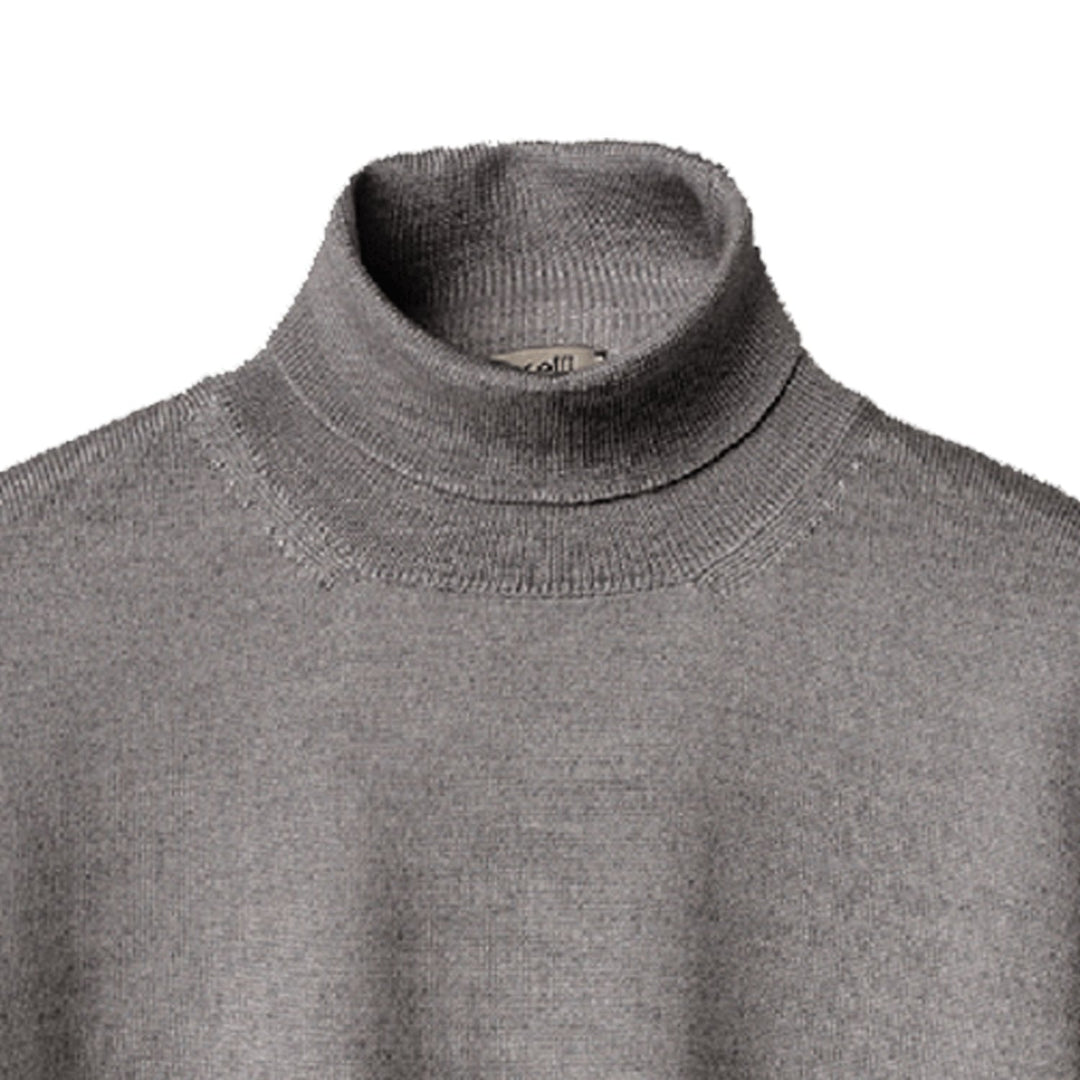 Maglia Dolcevita Cashmere Uomo, Seta e Lana Merino - Lanaioli Cashmere