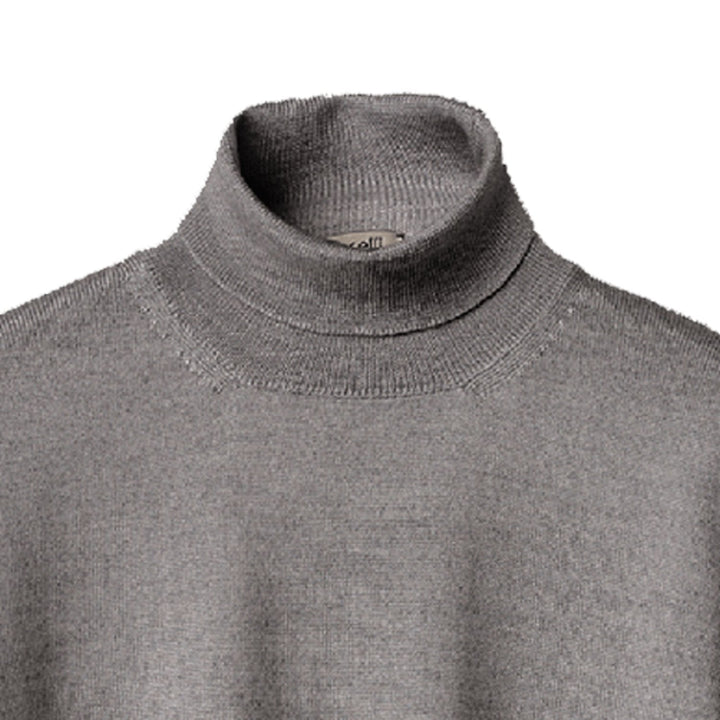 Maglia Dolcevita Cashmere Uomo, Seta e Lana Merino - Lanaioli Cashmere