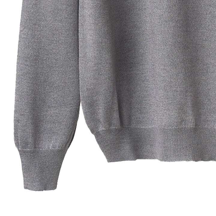 Maglia Uomo in misto Cashmere, Seta e Lana Merino Extrafine Girocollo - Lanaioli Cashmere
