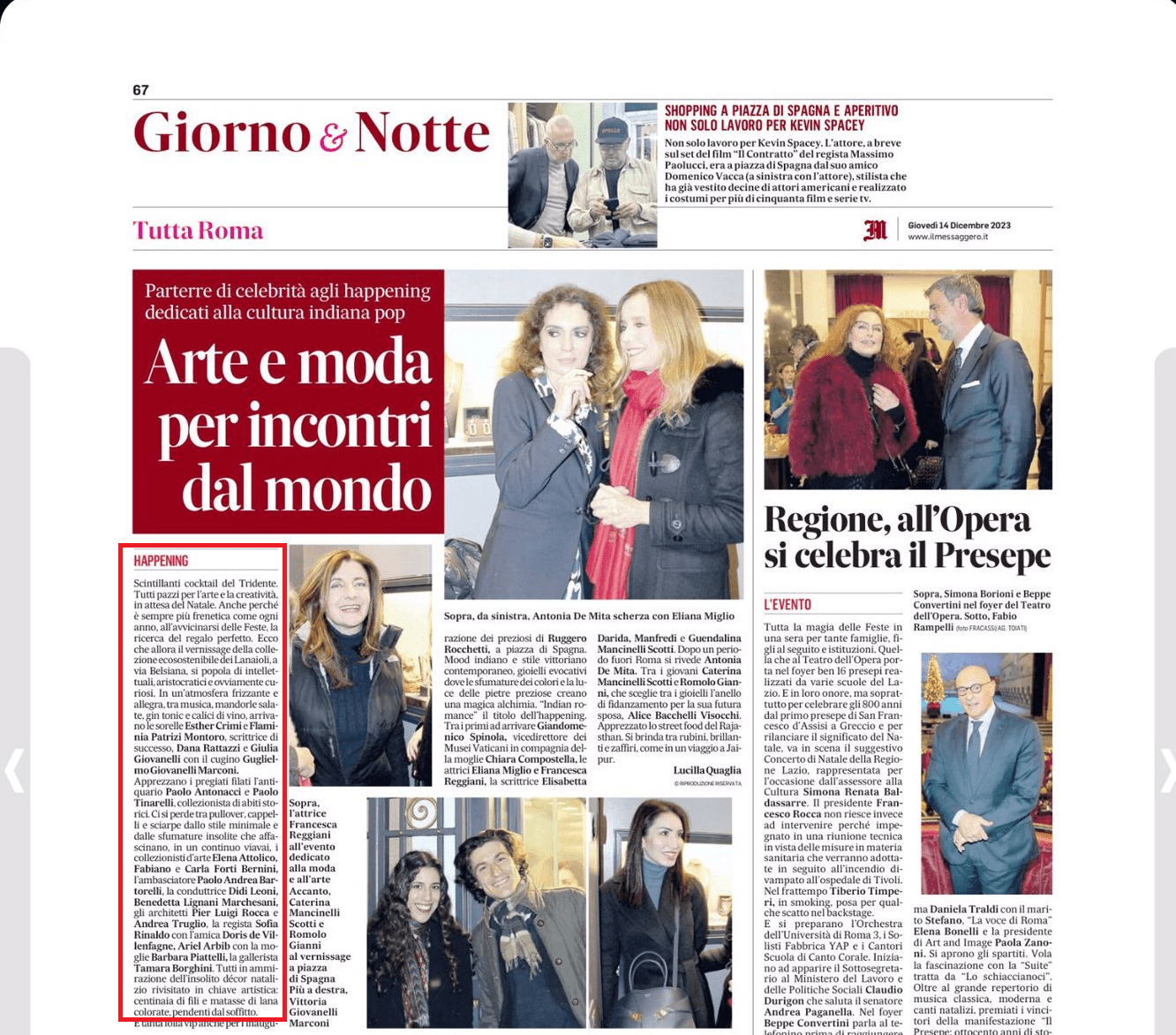 Rassegna Stampa Lanaioli Evento Dicembre 2023 - Lanaioli Maglieria Filiera Corta Sostenibile & Filati Naturali