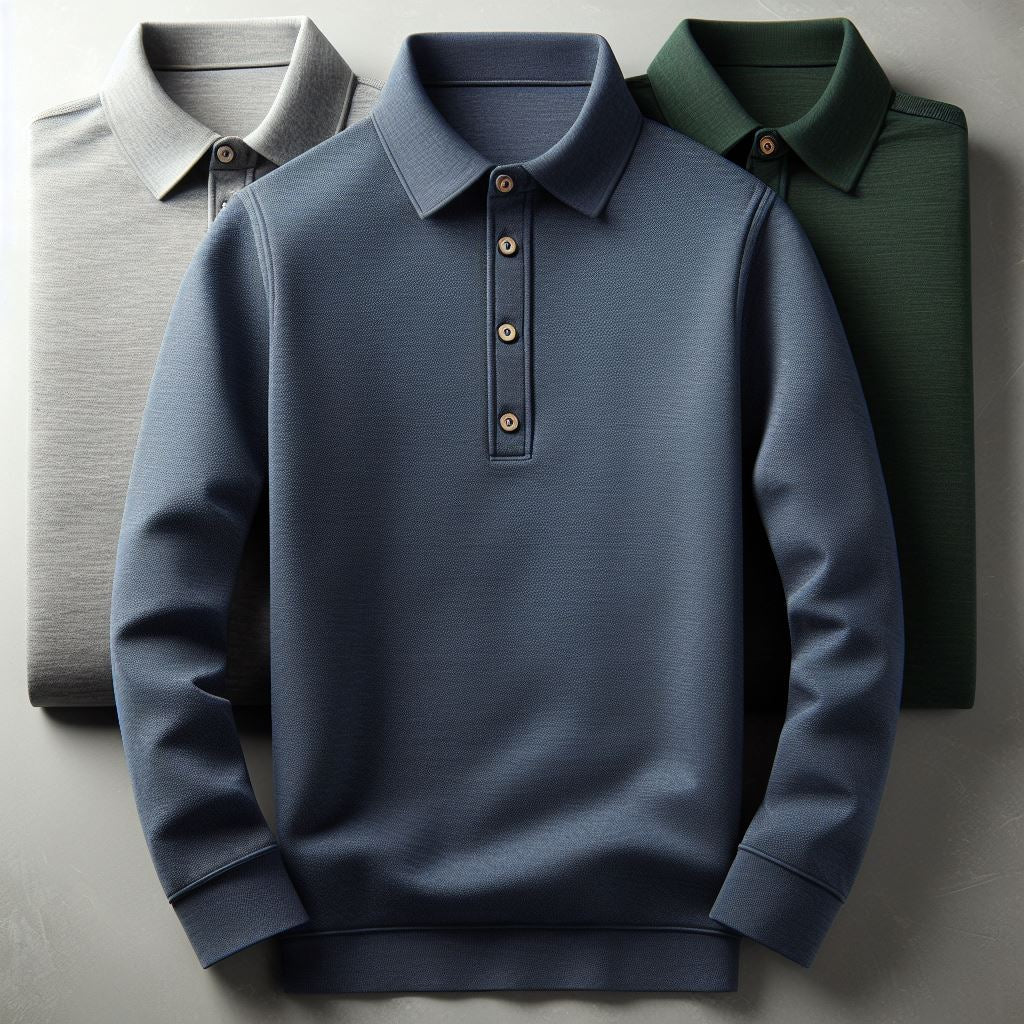 Tutti i tessuti delle polo uomo manica lunga: guida completa - Lanaioli Maglieria Filiera Corta Sostenibile & Filati Naturali