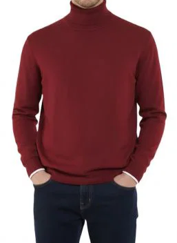 Maglia Uomo Collo Alto Cashmere Rigenerato Finezza 12