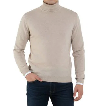 Maglia Uomo Collo Alto Cashmere Rigenerato Finezza 12