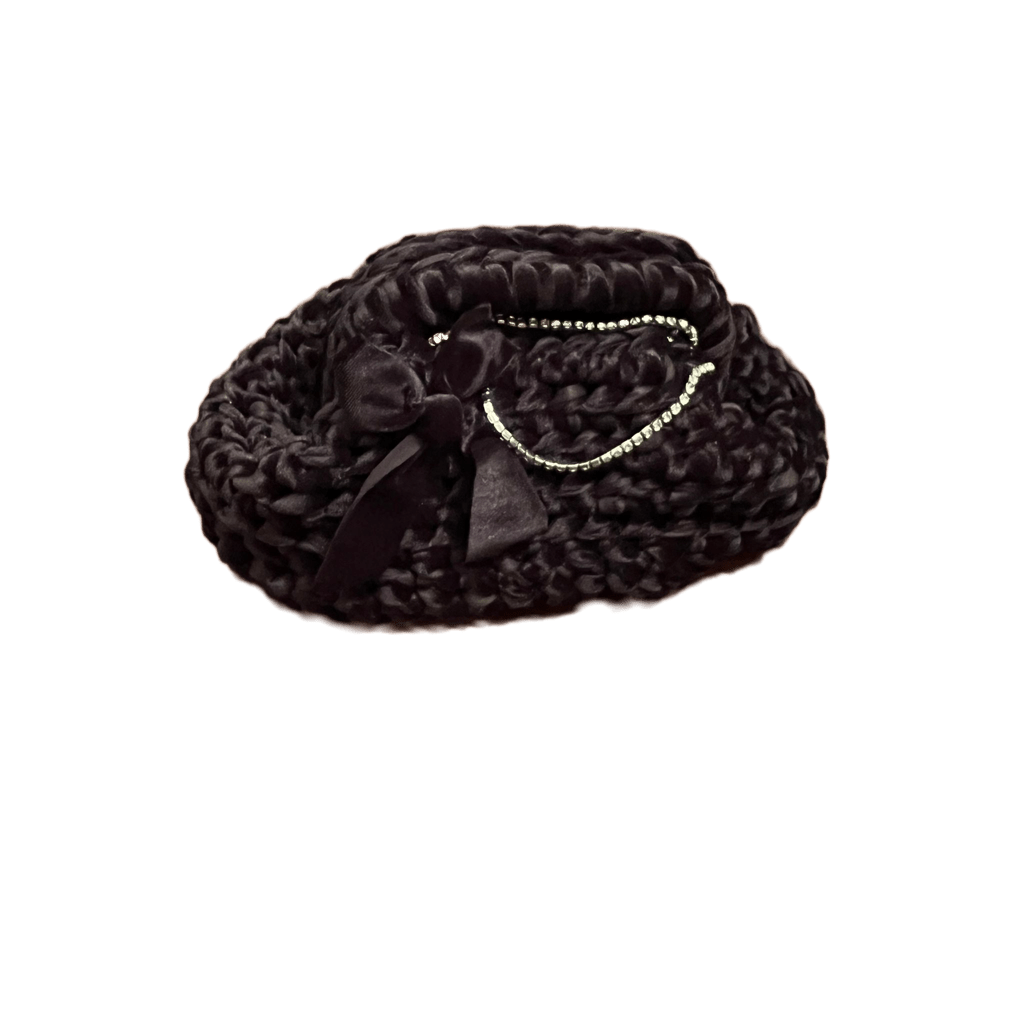 Borsa Cotone Riciclato Nera - Lanaioli Maglieria Filiera Corta Sostenibile & Filati Naturali