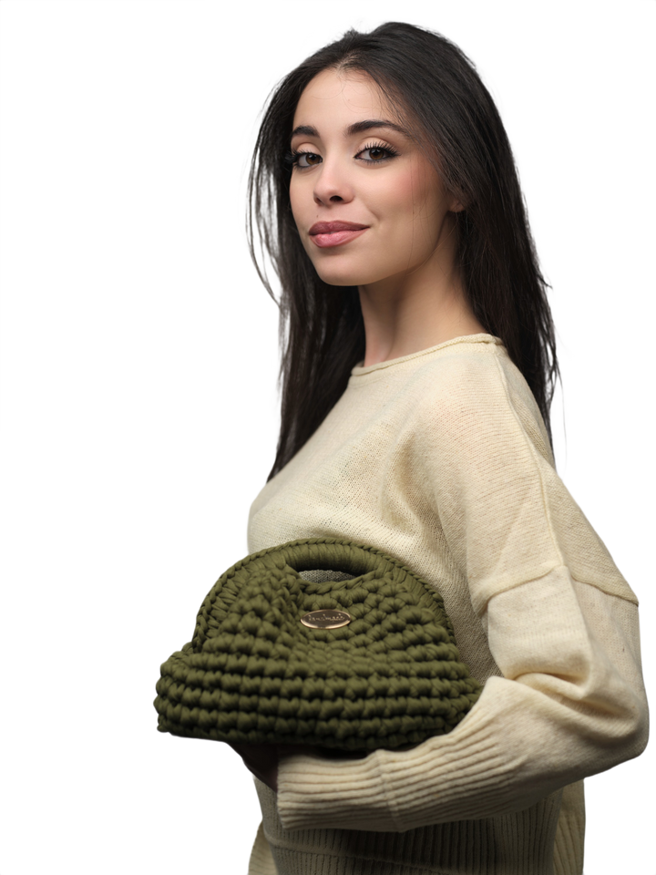 Borsa Cotone Riciclato Verde