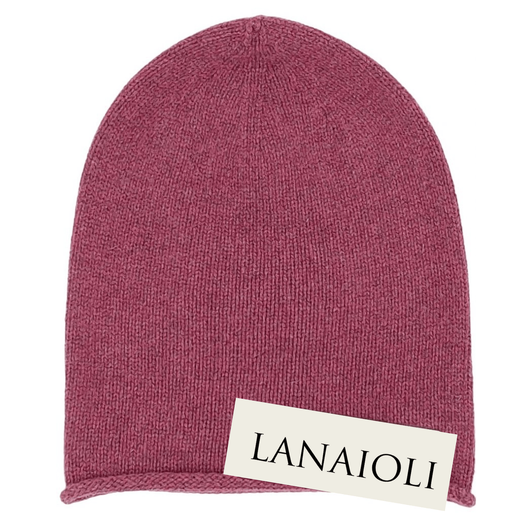 Cappello Donna Rasato in Cashmere Rigenerato - Lanaioli Maglieria Filiera Corta Sostenibile & Filati Naturali