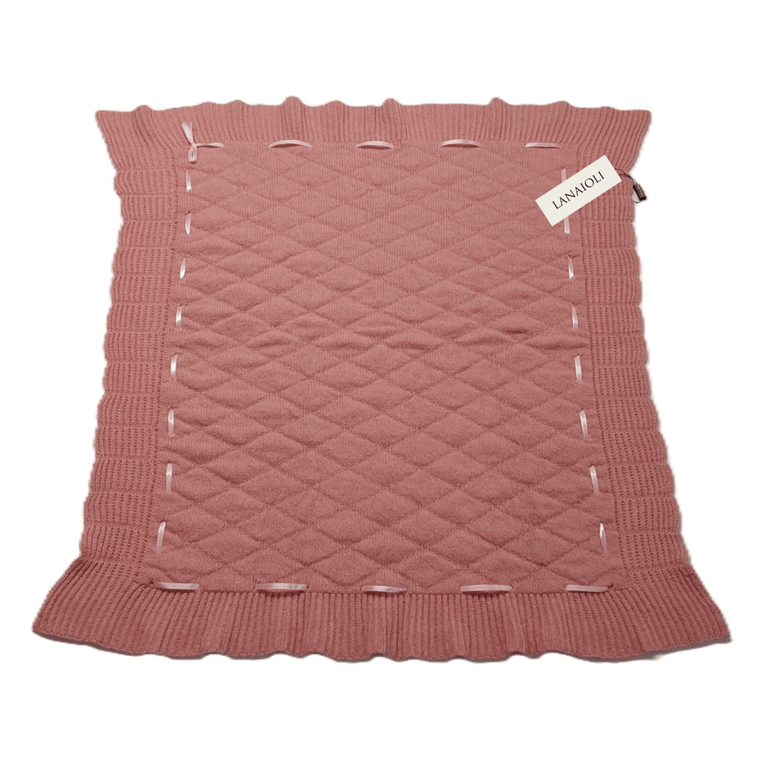 Copertina Bambino/a Culla Cashmere Rigenerato - Lanaioli Maglieria Filiera Corta Sostenibile & Filati Naturali