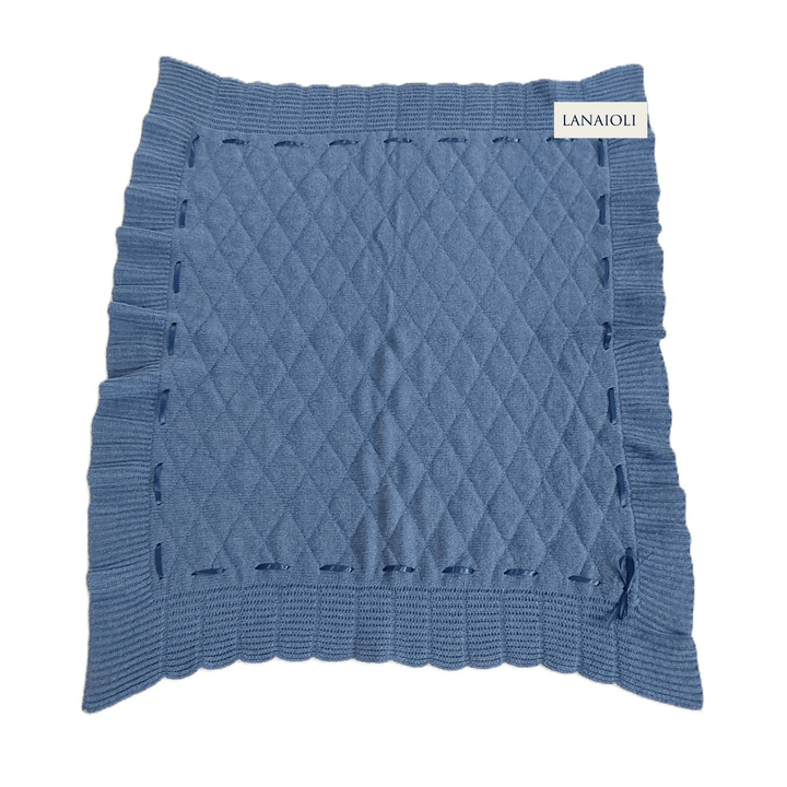 Copertina Bambino/a Culla Cashmere Rigenerato - Lanaioli Maglieria Filiera Corta Sostenibile & Filati Naturali