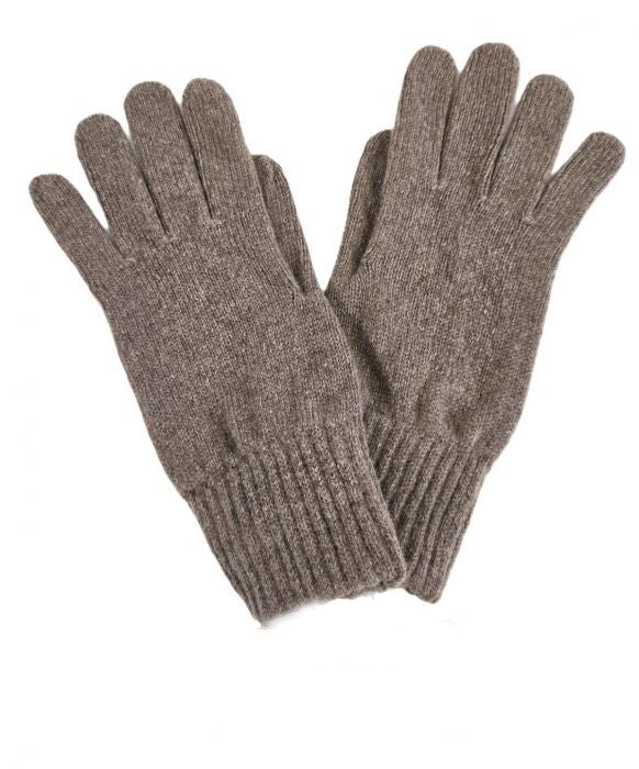 Men's gloves in regenerated cashmere