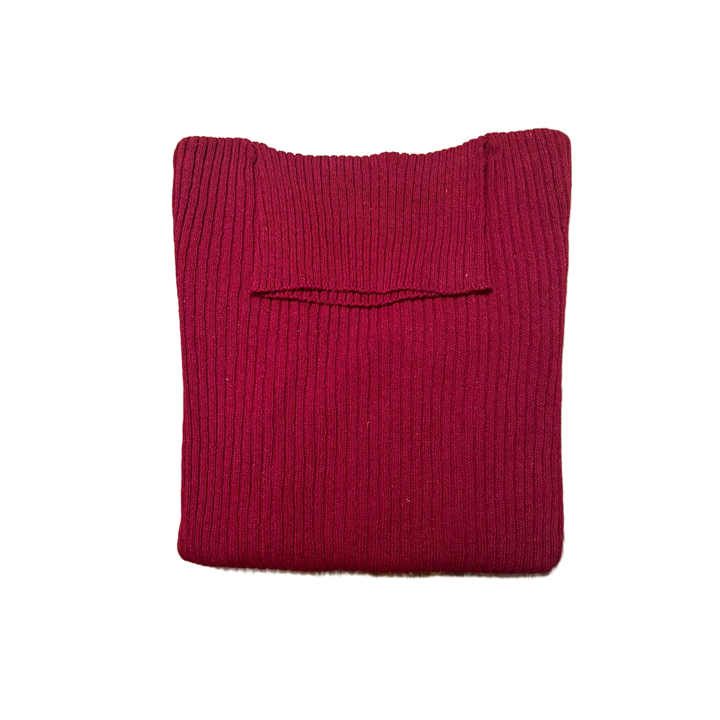 Pull Femme Col Montant Laine Mérinos Filature Courte