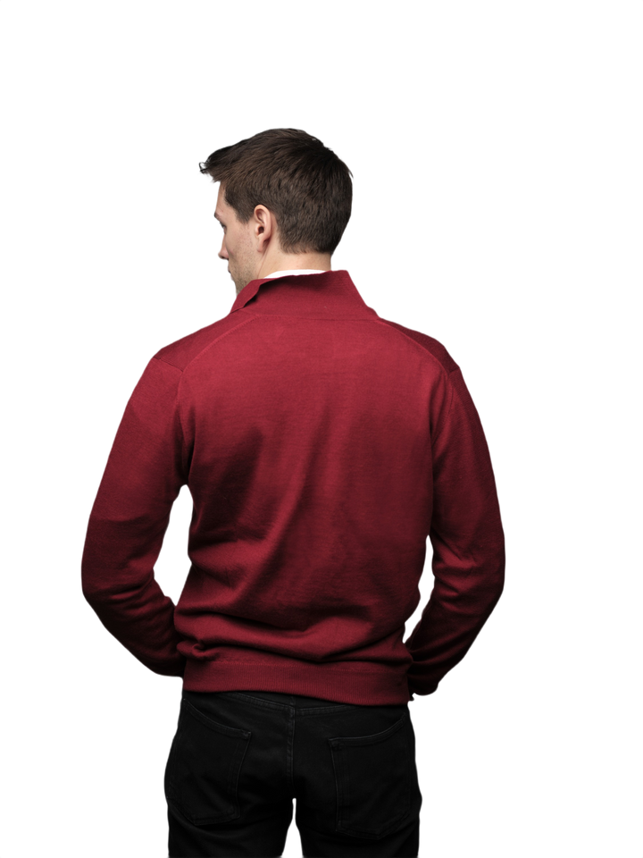 Veste Homme Mélange Cachemire, Soie, Laine Mérinos Extrafine fermeture Éclair