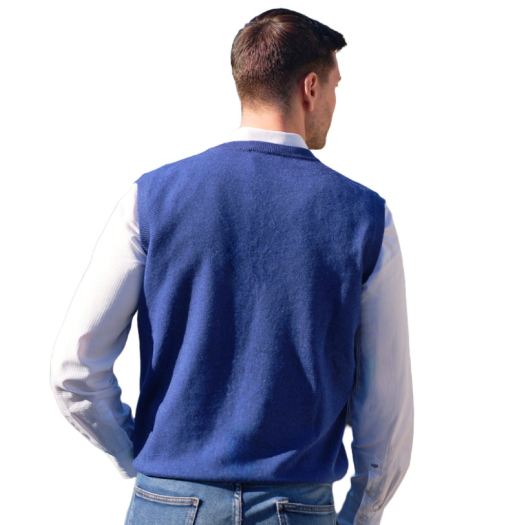 Gilet Uomo Puro Cashmere scollo a V