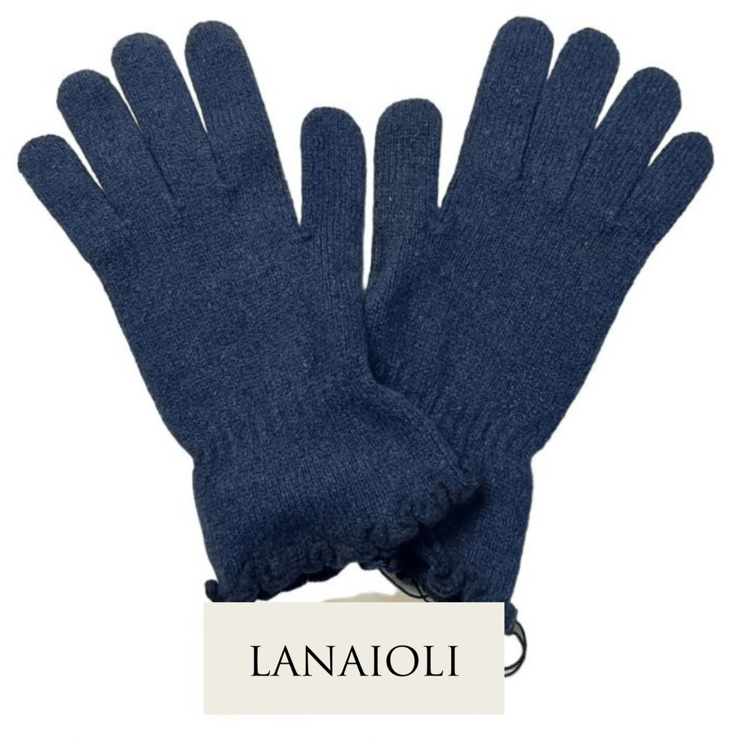 Guanti Donna Ondina Cashmere Rigenerato - Lanaioli Maglieria Filiera Corta Sostenibile & Filati Naturali