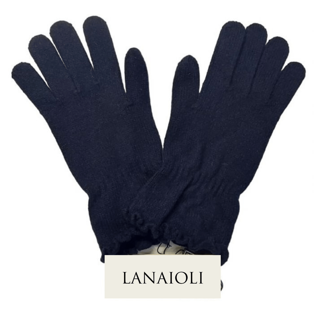 Guanti Donna Ondina Cashmere Rigenerato - Lanaioli Maglieria Filiera Corta Sostenibile & Filati Naturali