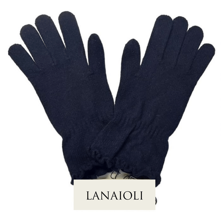 Guanti Donna Ondina Cashmere Rigenerato - Lanaioli Maglieria Filiera Corta Sostenibile & Filati Naturali