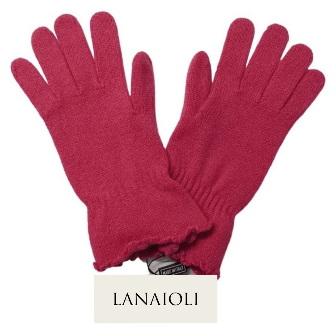 Guanti Donna Ondina Cashmere Rigenerato - Lanaioli Maglieria Filiera Corta Sostenibile & Filati Naturali
