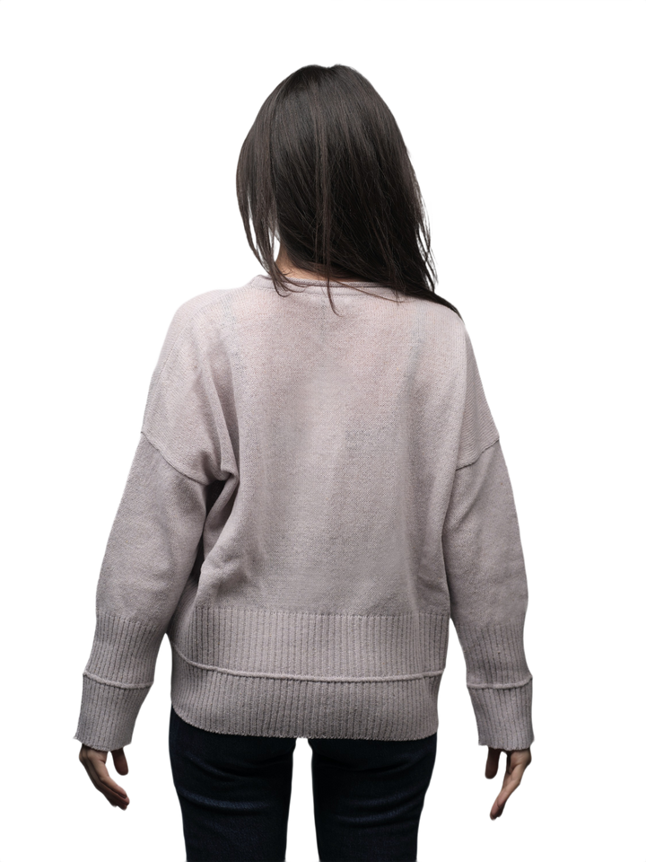 Maglia Donna Over Girocollo Lana Merino Filiera Corta