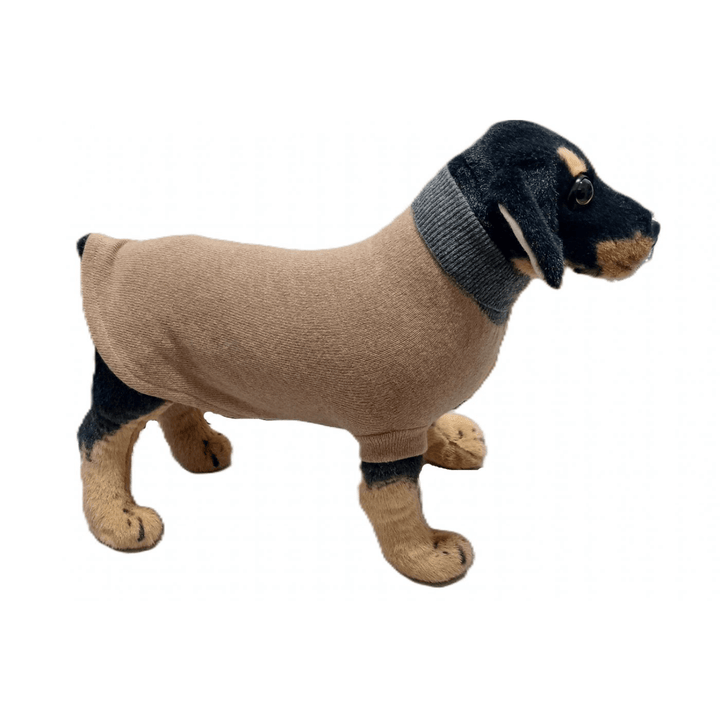 Maglia Rasata Cane o Gatto Cashmere Rigenerato Finezza 12 - Lanaioli Maglieria Filiera Corta Sostenibile & Filati Naturali