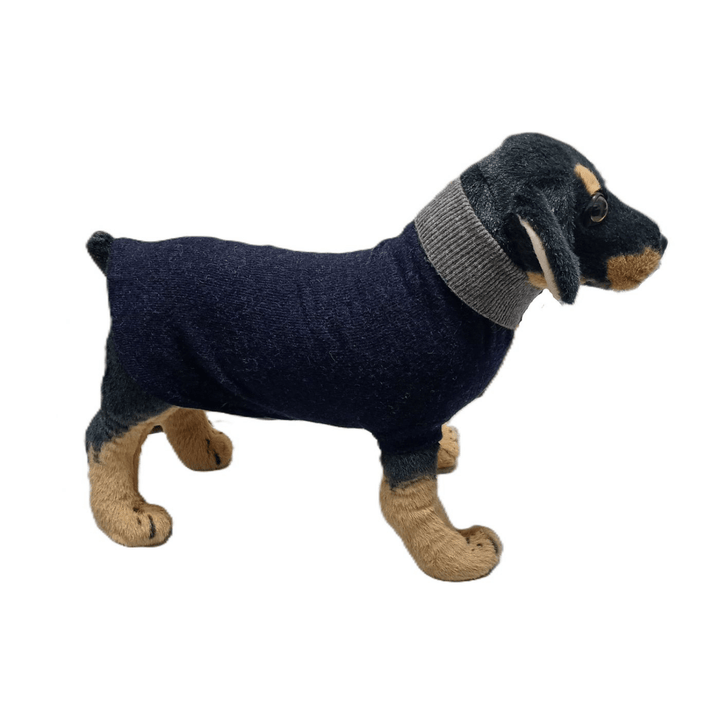 Maglia Rasata Cane o Gatto Cashmere Rigenerato Finezza 12 - Lanaioli Maglieria Filiera Corta Sostenibile & Filati Naturali