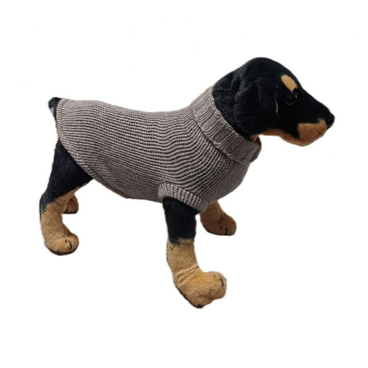 Ribbed Knit Sweater for Dog or Cat Recycled Cashmere Fineness 5