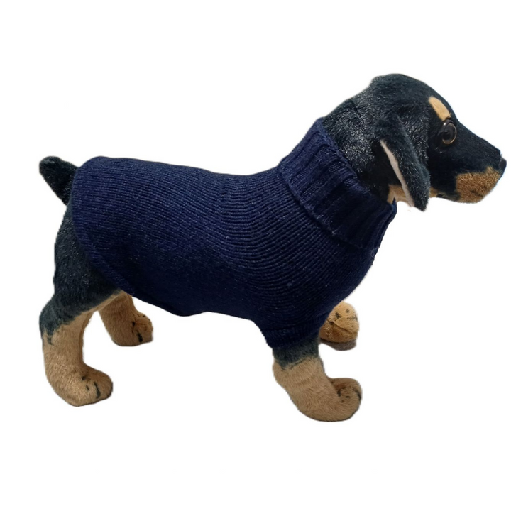 Ribbed Knit Sweater for Dog or Cat Recycled Cashmere Fineness 5