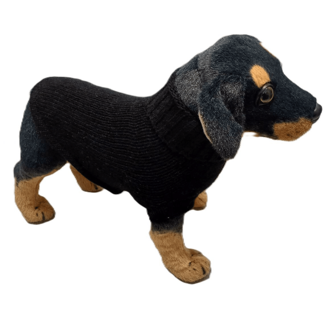 Maglia Rasata Collo Coste Cane o Gatto Cashmere Rigenerato Finezza 5 - Lanaioli Maglieria Filiera Corta Sostenibile & Filati Naturali