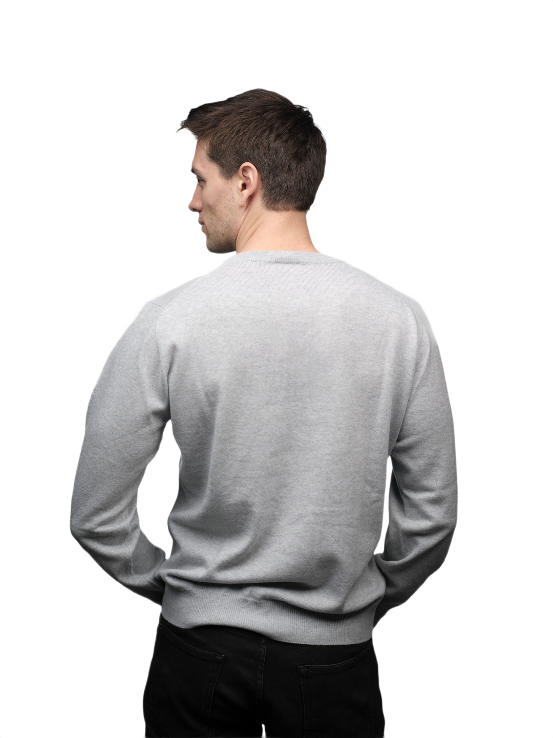 Maglia Uomo 100% Puro Cashmere Scollo a V