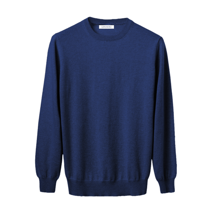 Maglia Uomo Cashmere Girocollo - Lanaioli Maglieria Filiera Corta Sostenibile & Filati Naturali