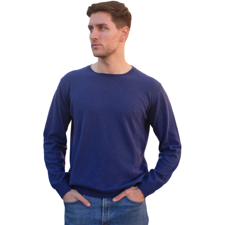 Maglia Uomo Calata in Cashmere Rigenerato Girocollo